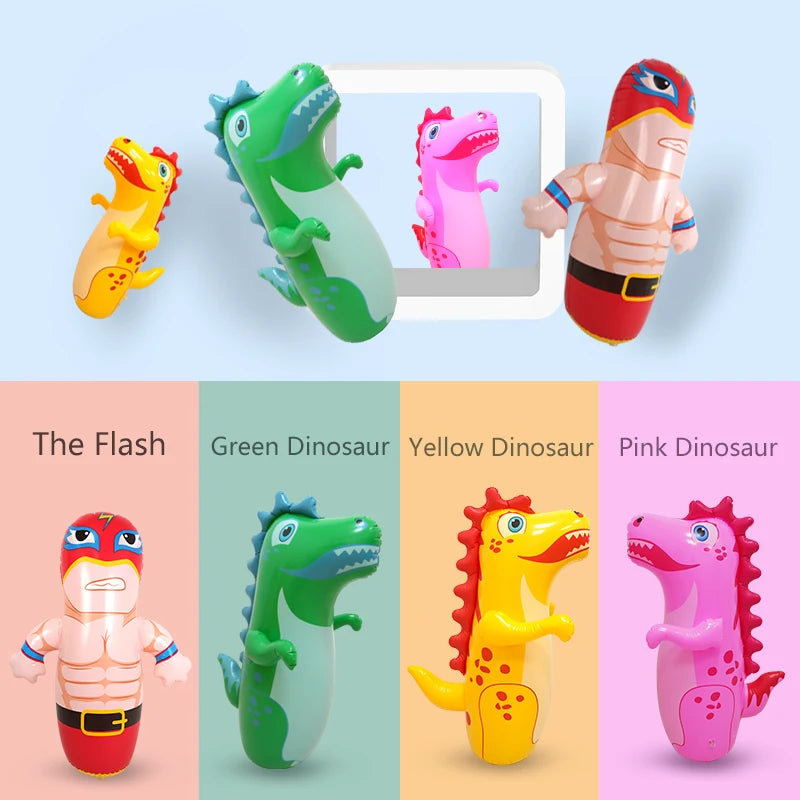 Inflatable Dinosaur Punching Bag – 90cm Bounce-Back