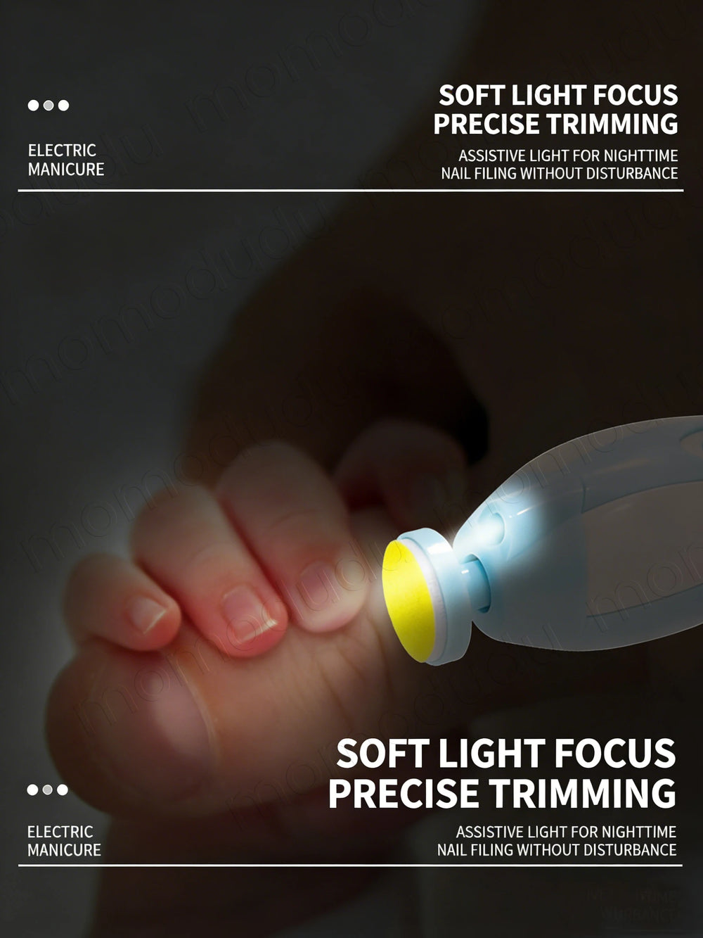 Electric Baby Nail Trimmer Kit for Safe Grooming