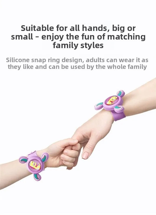 LED Spinner Wristband Toy – Light-Up Fun for Kids