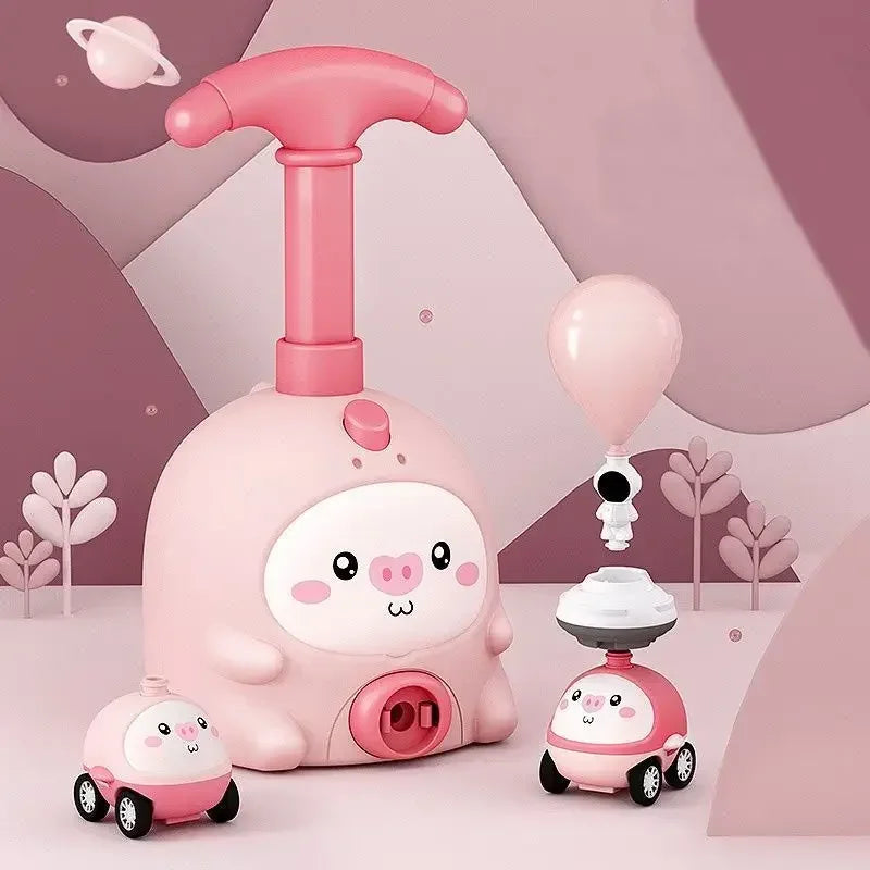 No-battery balloon racer car – three styles to choose from