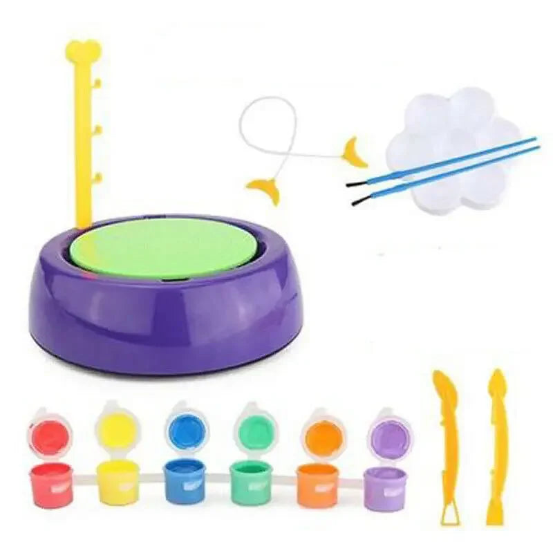 Kids Electric Pottery Wheel – DIY Clay Craft Studio