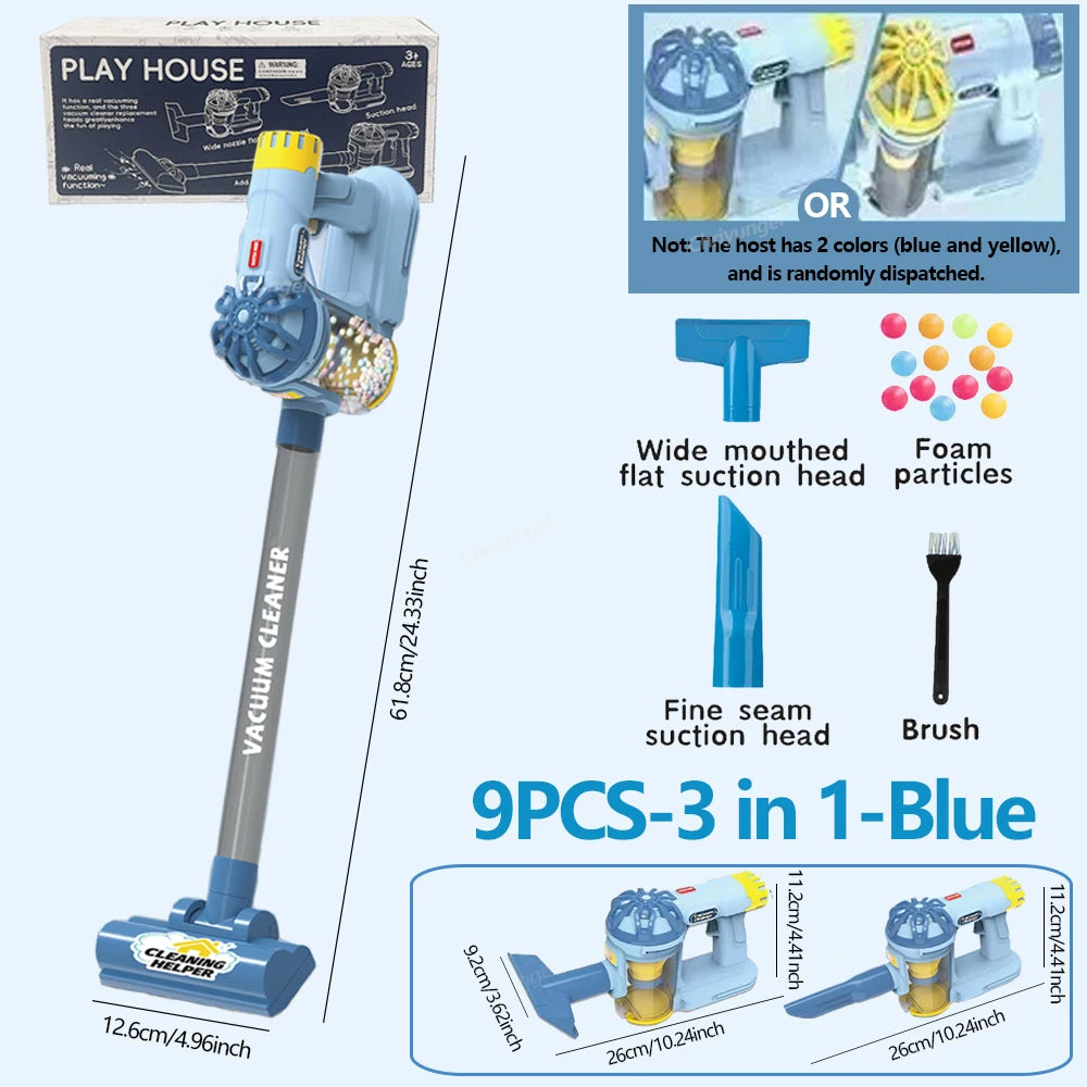 Kids Vacuum Cleaner Toy – Interactive Cleaning Play Set