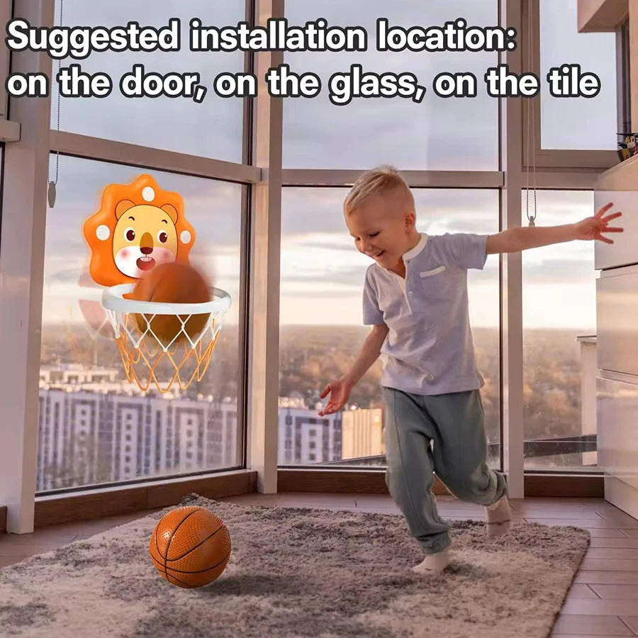 Basketball Hoop – Adhesive Wall Mount | Toki Toy Box
