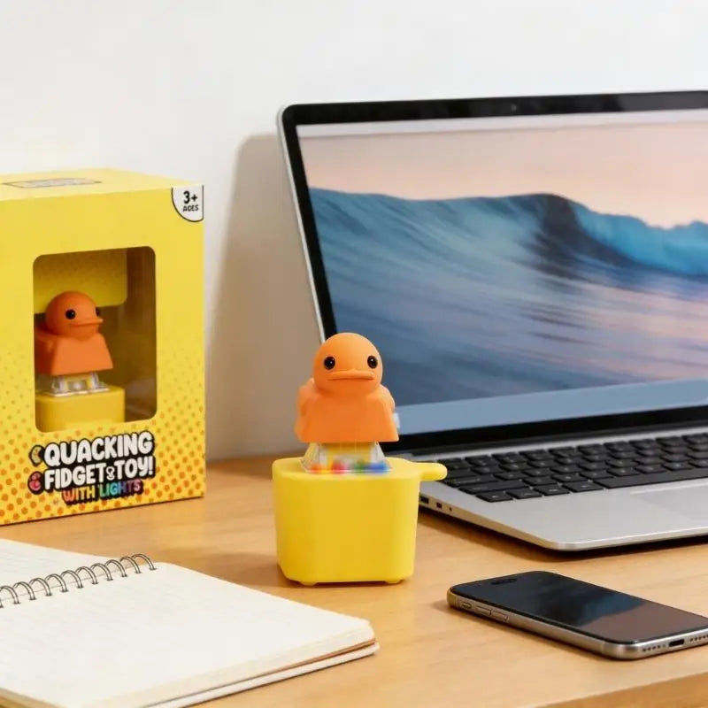 Duck Keychain – Blue Glowing | Toki Toy Box