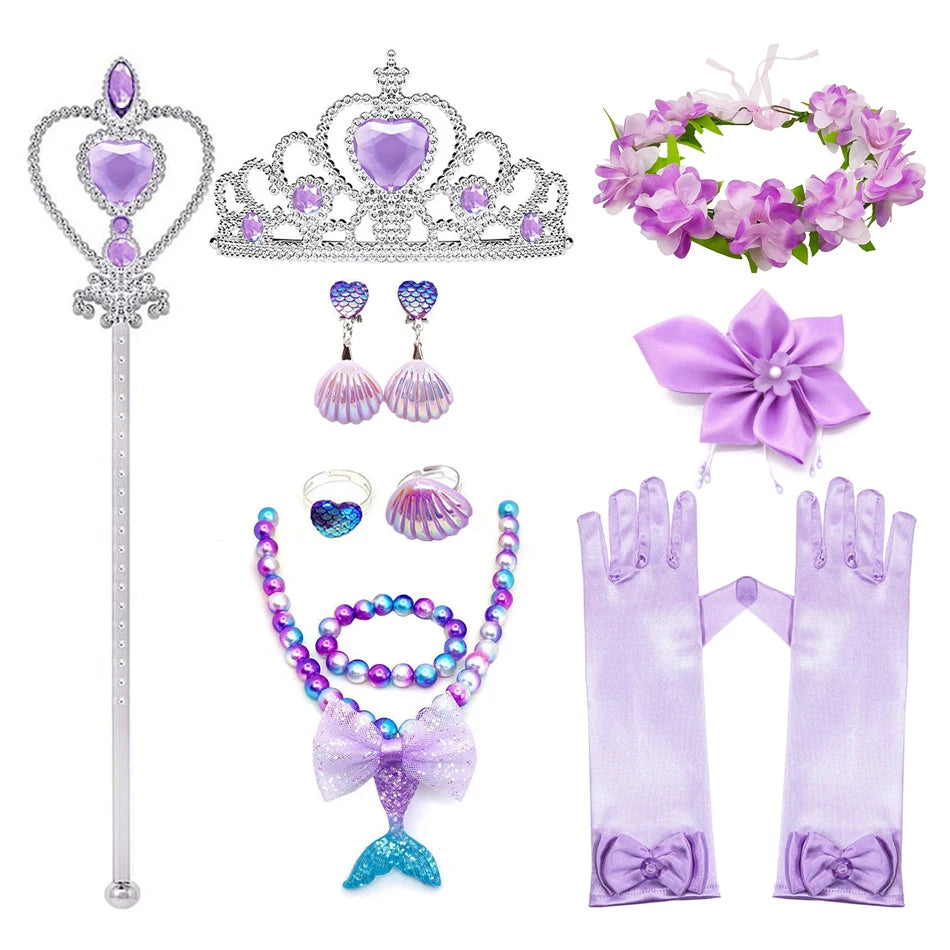 Sparkling Ocean Princess Dress for Kids