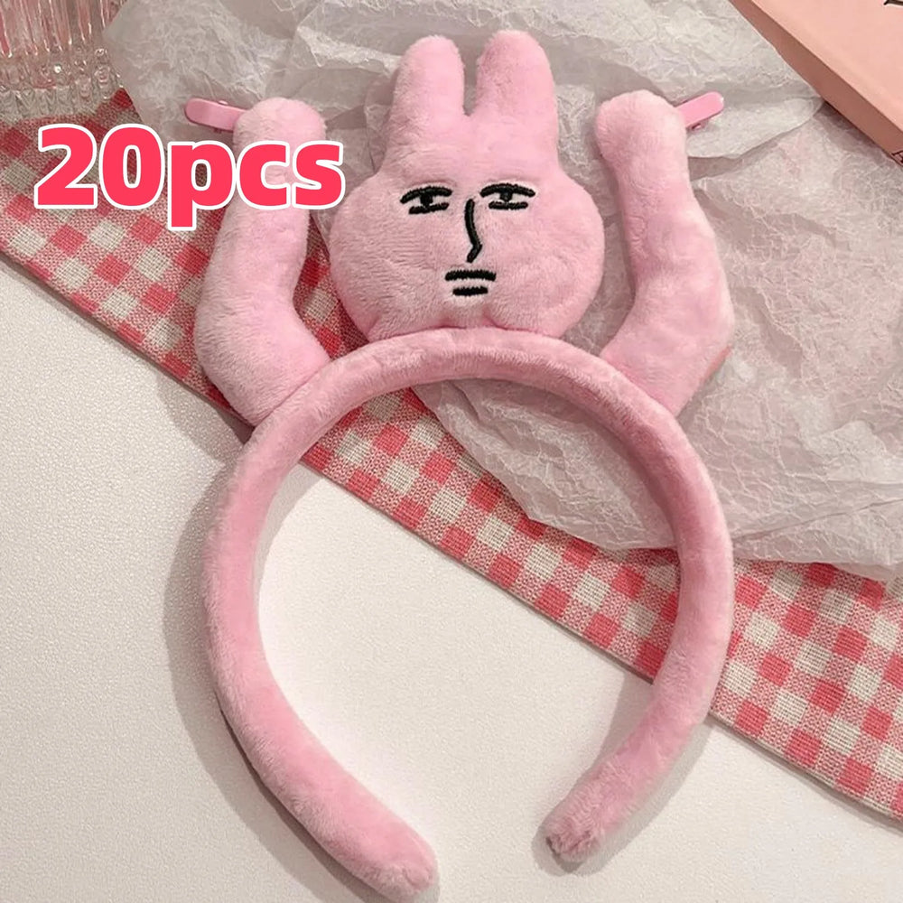 Pink Bunny Plush Headband – Soft Cute Hair Accessory – Features | Toki Toy Box