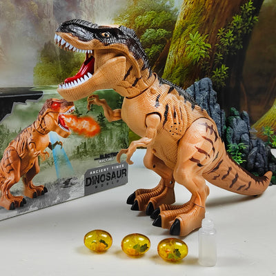 Walking Spray Dinosaur Robot Toy – Lights & Sounds