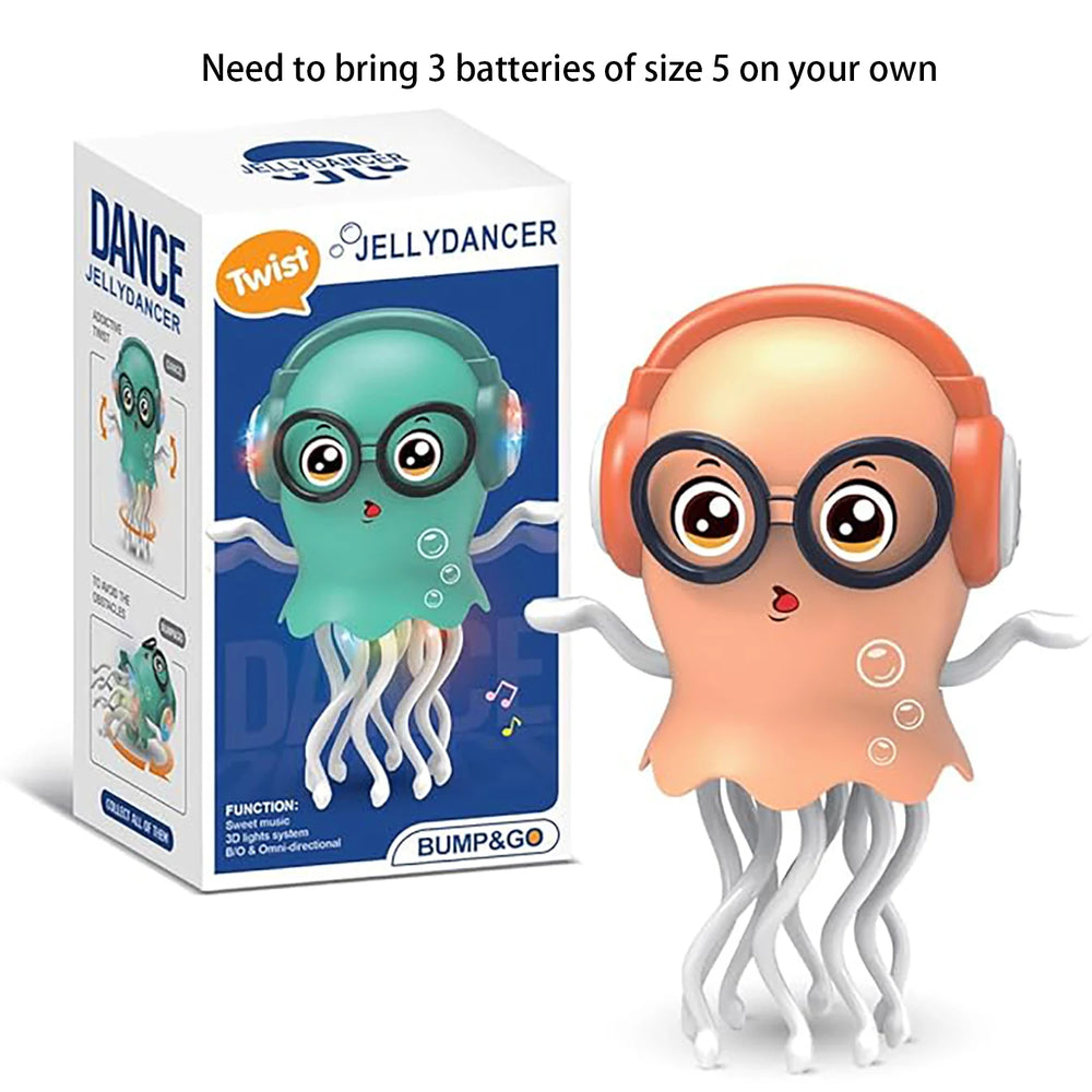 Dancing Octopus LED Toy – Music & Obstacle Avoidance