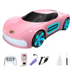9IMOD 1:18 RC Stunt Car – One-Key Spray with LED Lights