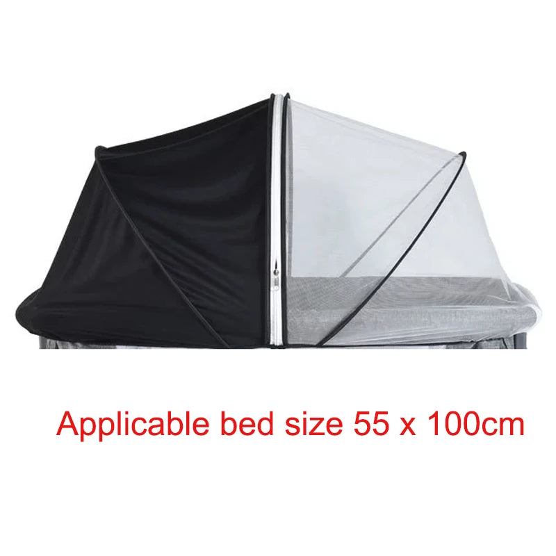 Portable Baby Crib Mosquito Net – Foldable 360° Protection