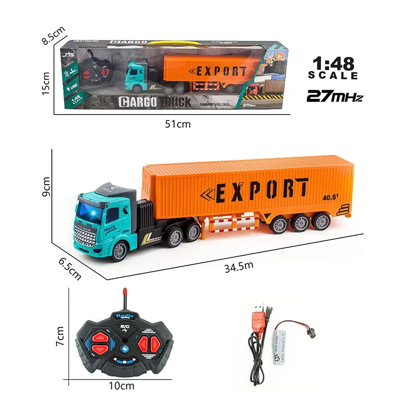 1:48 Heavy-Duty RC Construction Truck