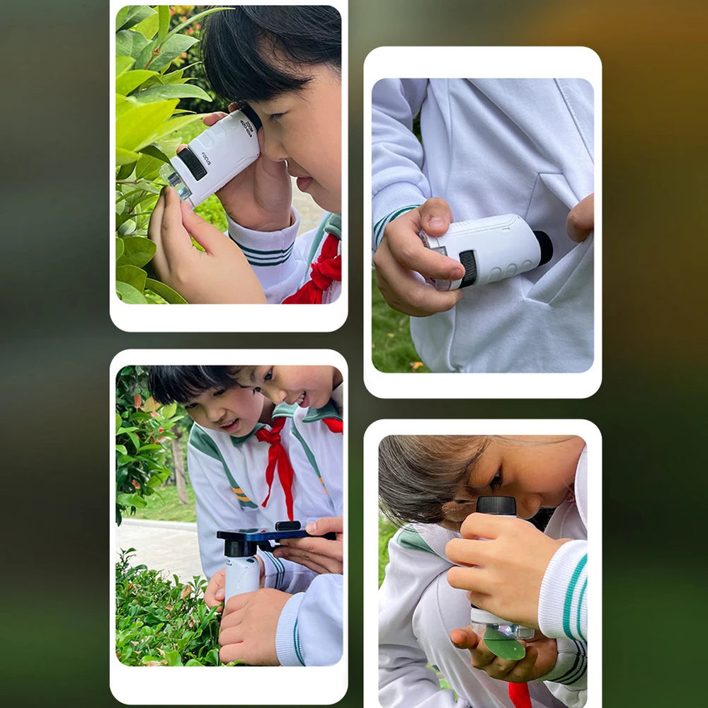 Pocket LED Microscope for Curious Kids - Toki Toy Box