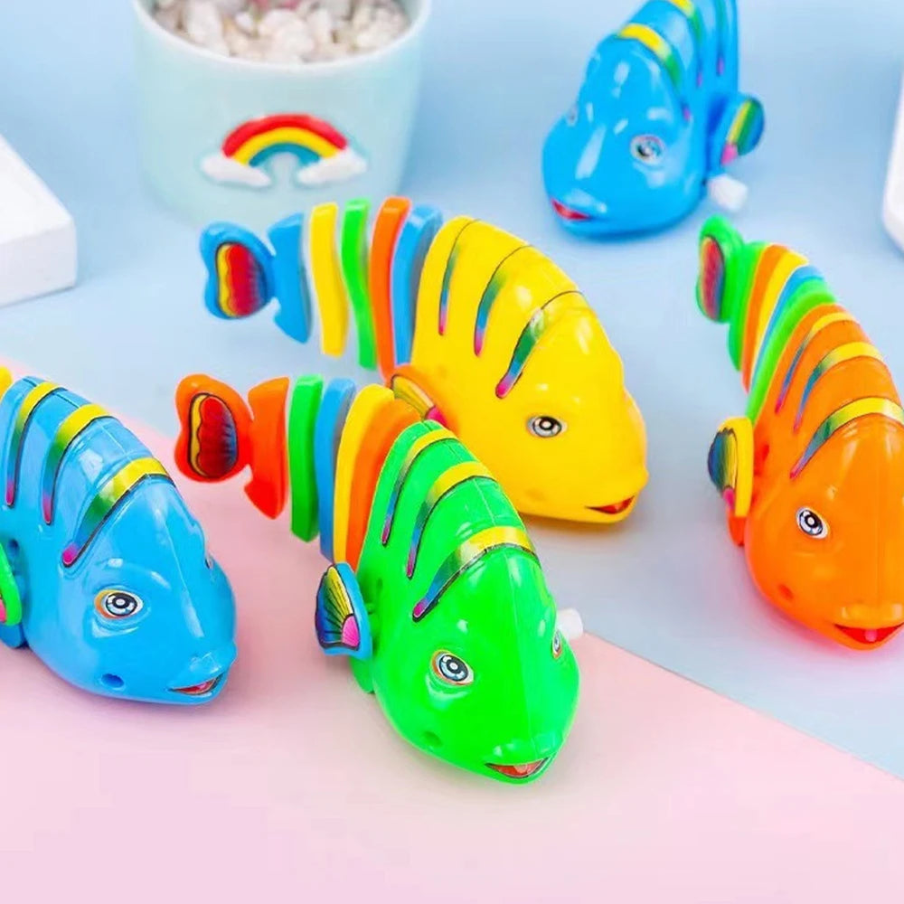 Wind-Up Wiggle Fish Toy for Curious Kids