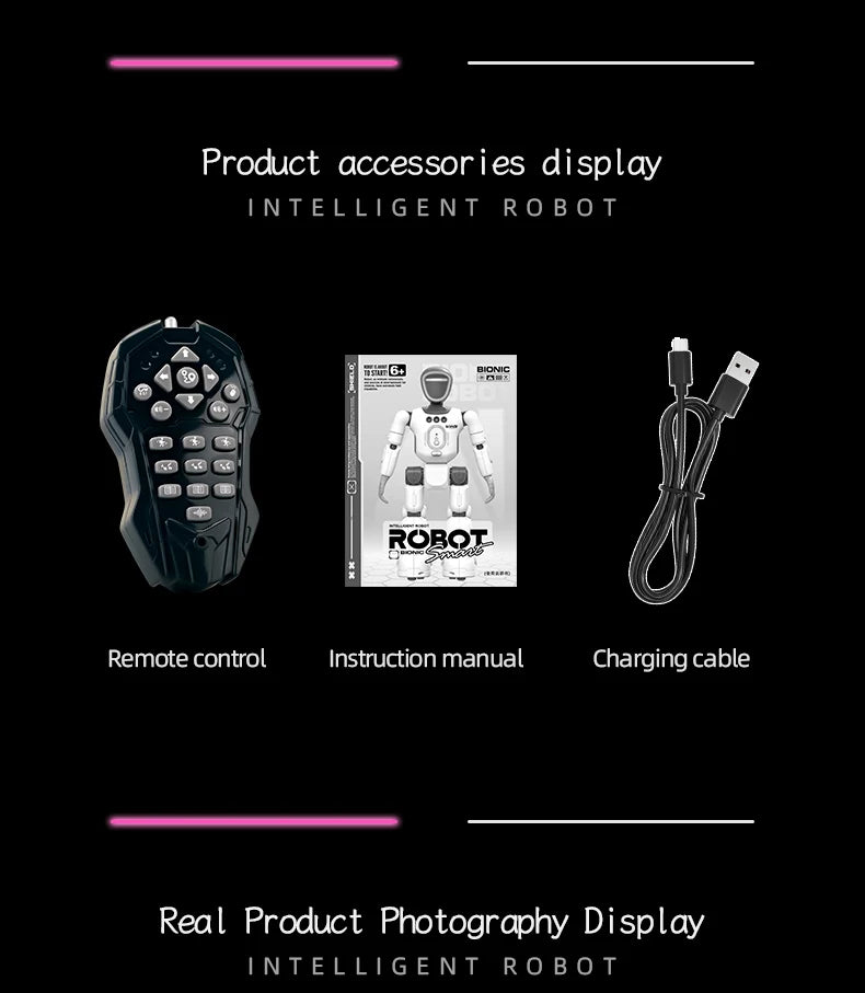 RC Robot Intelligent Robot for Children Remote Controlled Robots Smart Intelligent Dancing RC Robot Toy Gift for Kid R40