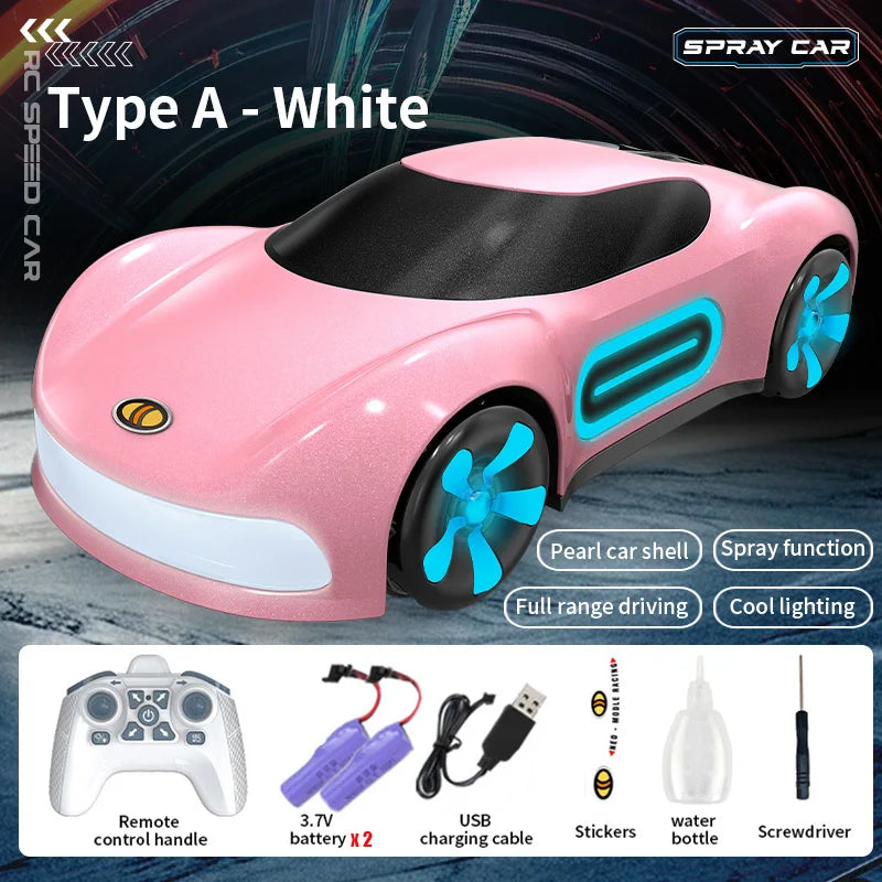 RC Stunt Racing Car with Lights & Mist Effects - Toki Toy Box