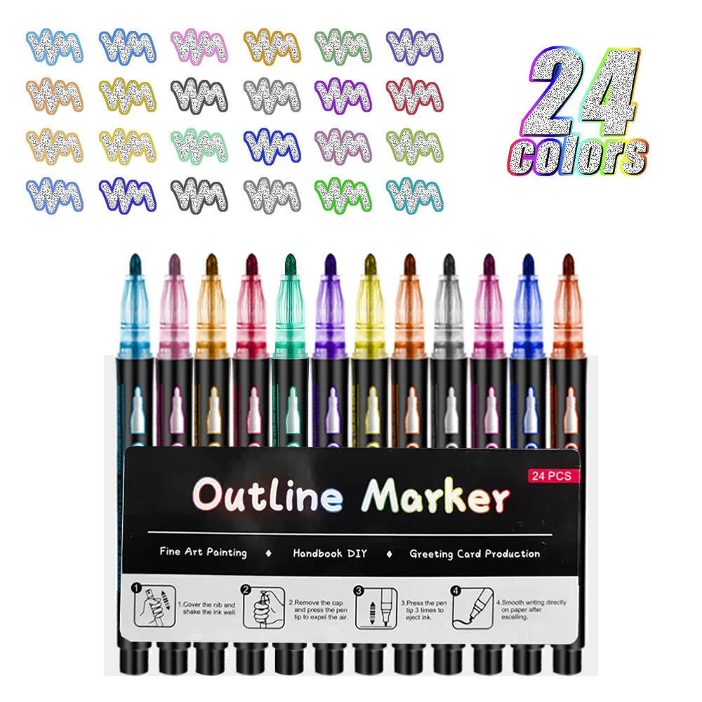 Shimmer Markers – Journal Writing | Toki Toy Box