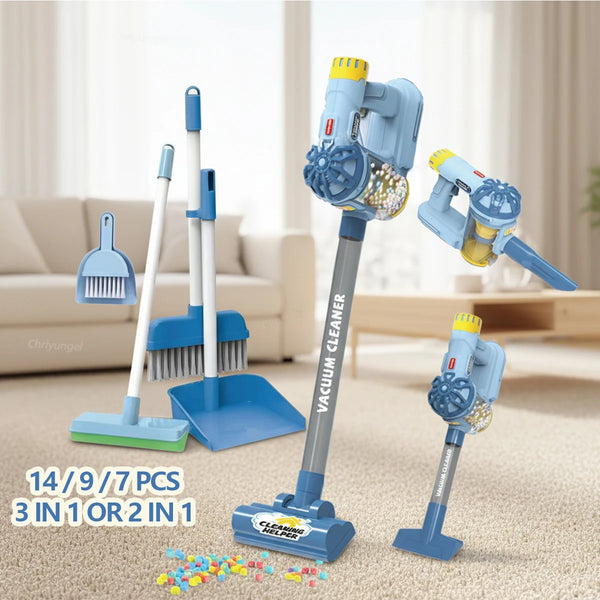 Kids Vacuum Cleaner Toy – Interactive Cleaning Play Set
