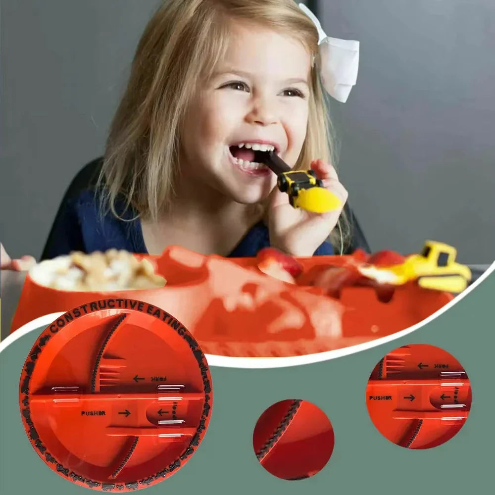Construction Kids Utensil Set – Fun Mealtime Tools | Toki Toy Box – Size Reference | Toki Toy Box