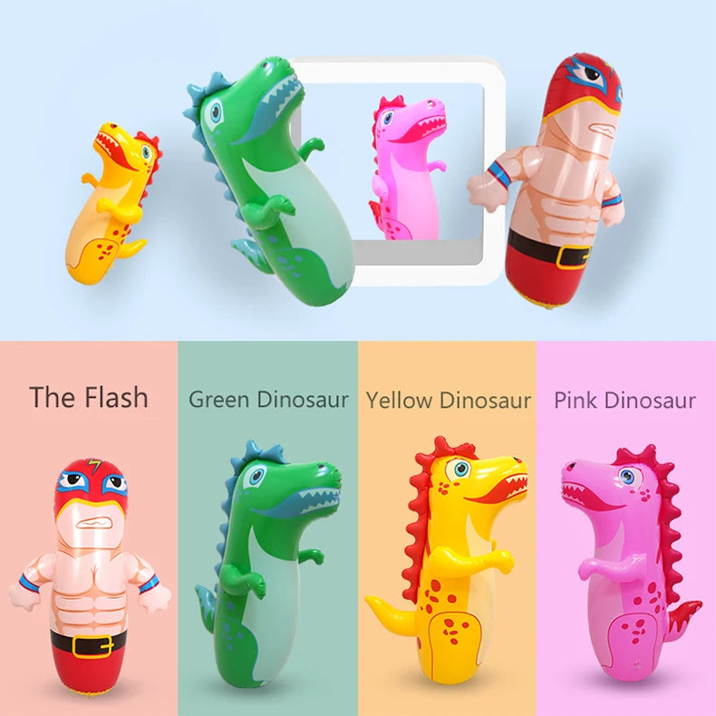 Inflatable Dinosaur Punching Bag – 90cm Bounce-Back