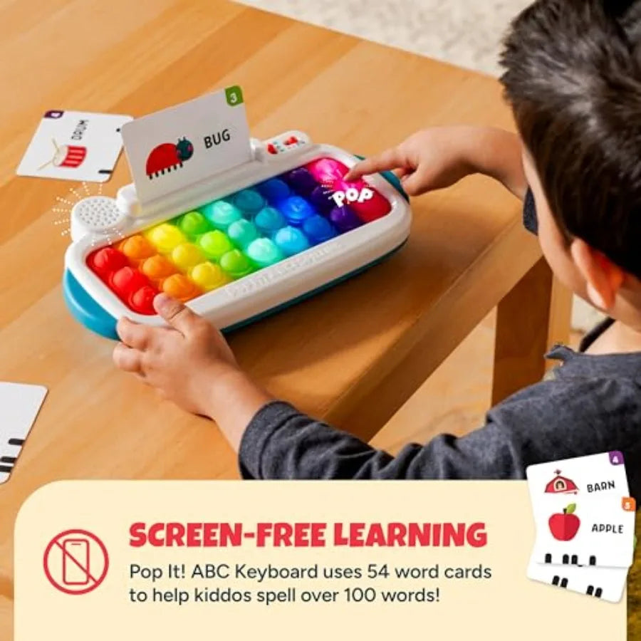 Pop-It Alphabet Learning Keyboard for Kids