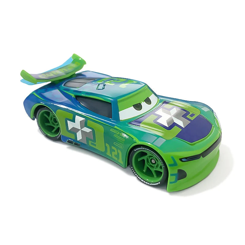 Cartoon Race Car Die-Cast Toy – Pull Back Fun