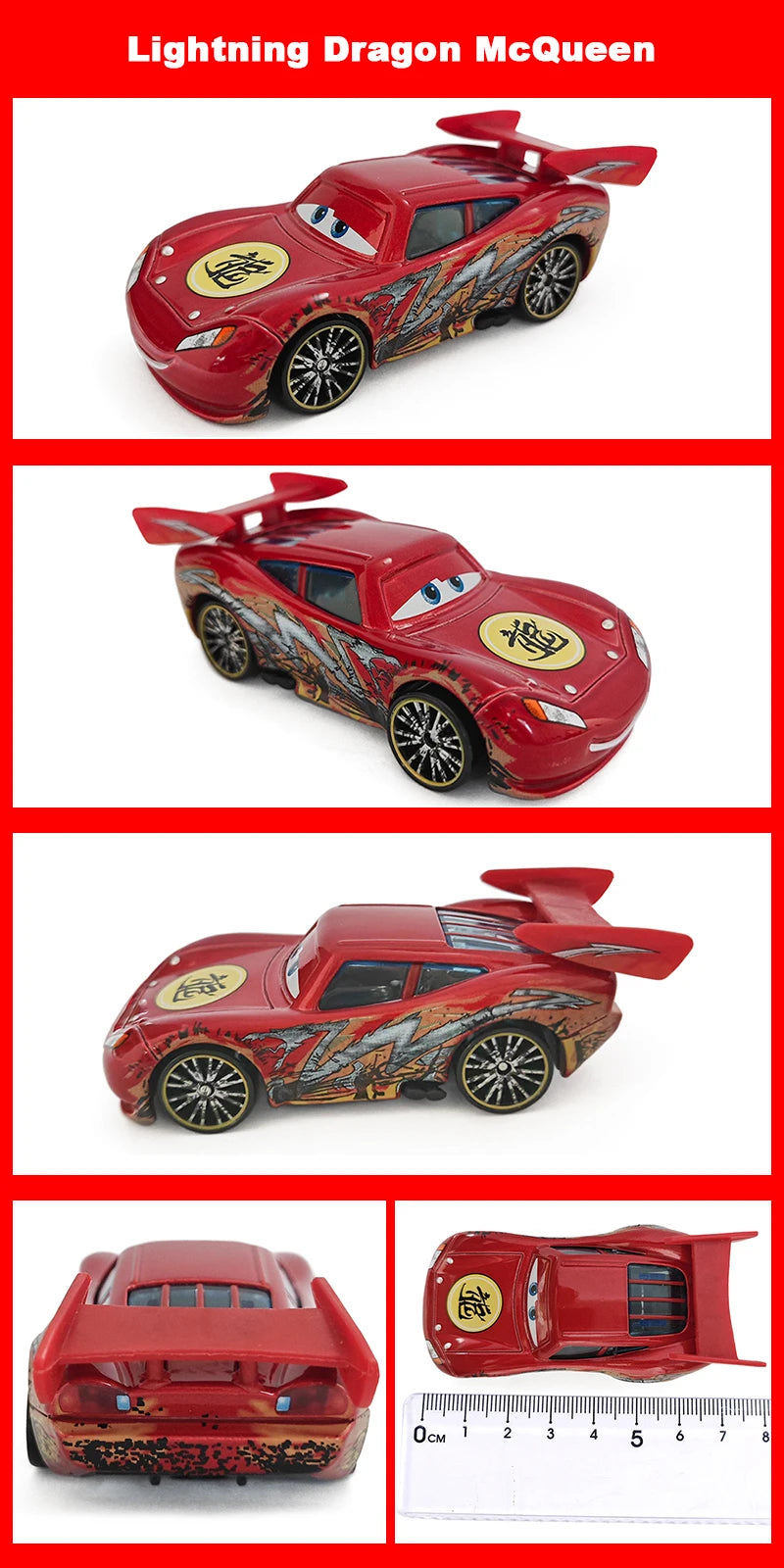 Cartoon Race Car Die-Cast Toy – Pull Back Fun
