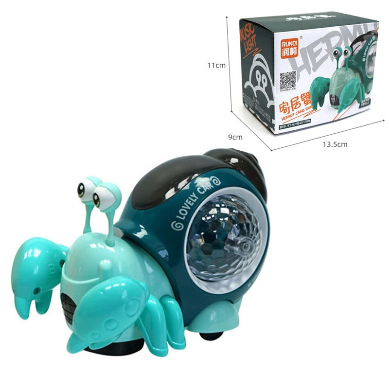 Smart Crawling Crab Toy for Tummy Time Kids - Toki Toy Box
