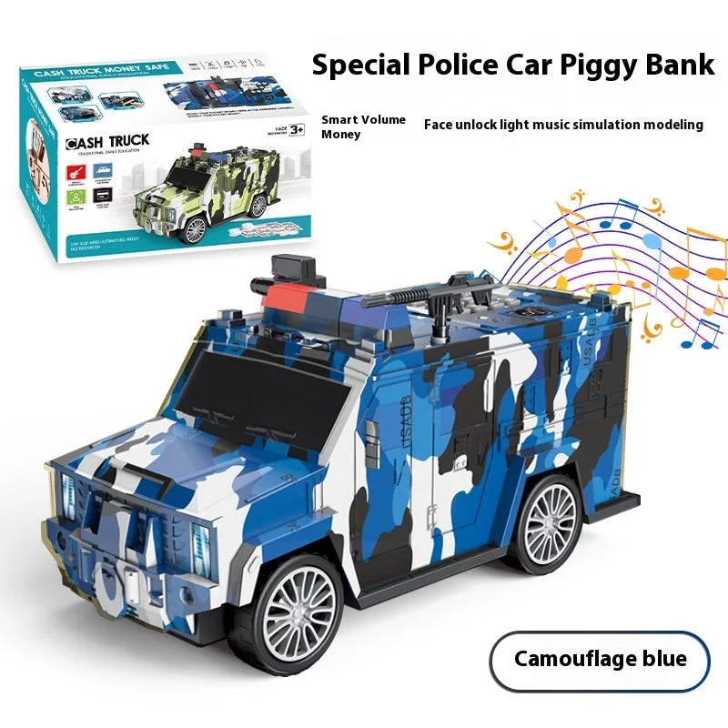 Kids ATM Piggy Bank with Fingerprint & Password Safe