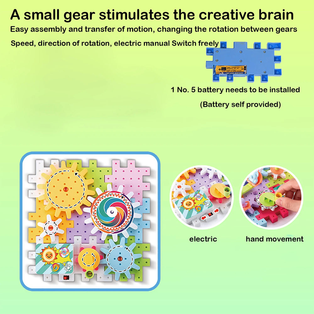 Electric Building Blocks Set 83PCS for Creative Kids - Toki Toy Box