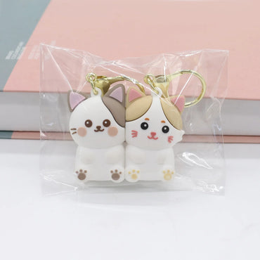 Magnetic Panda Couple Keychain – Cute Backpack Charm - Toki Toy Box