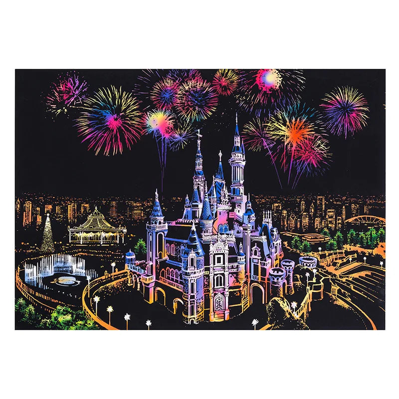 Scratch Art City Landmarks Kit – Creative DIY Decor