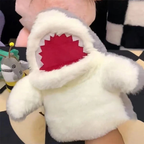 Plush Shark Hand Puppet Toy for Kids | Toki Toy Box - Toki Toy Box