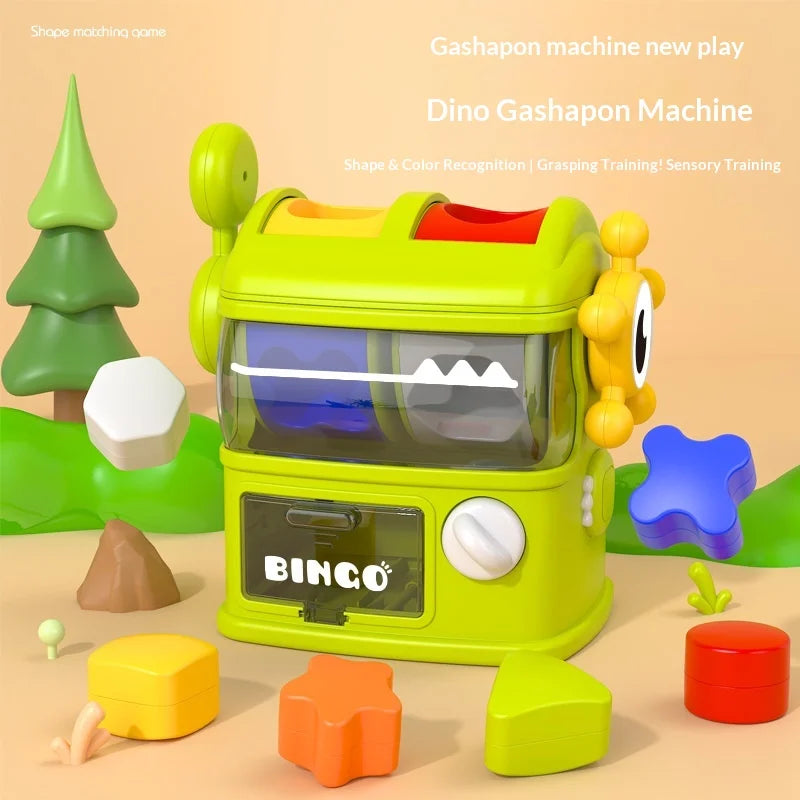 Dinosaur Shape Matching Game – Montessori Geometry Toy