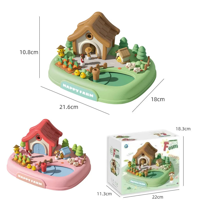 Magnetic Dollhouse Playset – Creative Princess Toy for Kids - Toki Toy Box