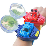 2024 Mini RC Car Watch – 2.4GHz USB Rechargeable Racing Car Toy