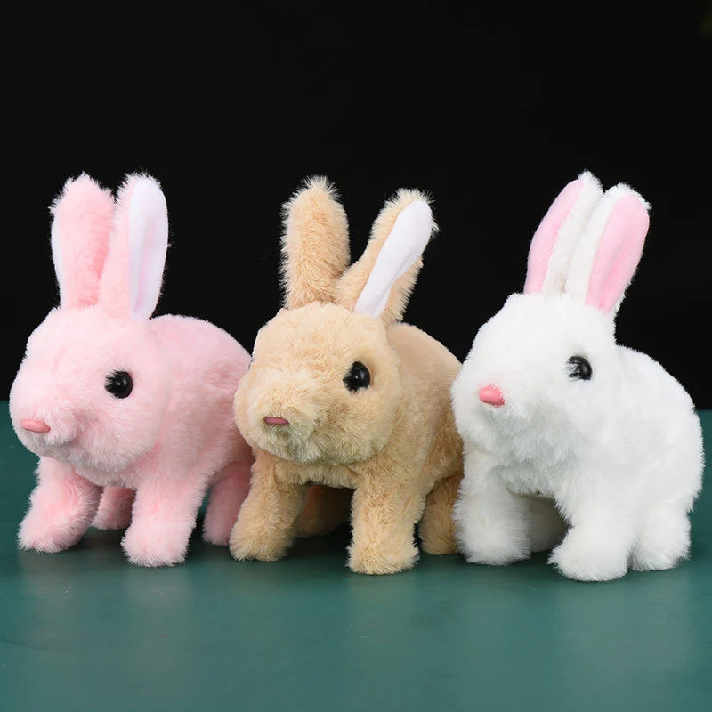 Walking Bunny Plush Electronic Hopping Pet | Toki Toy Box