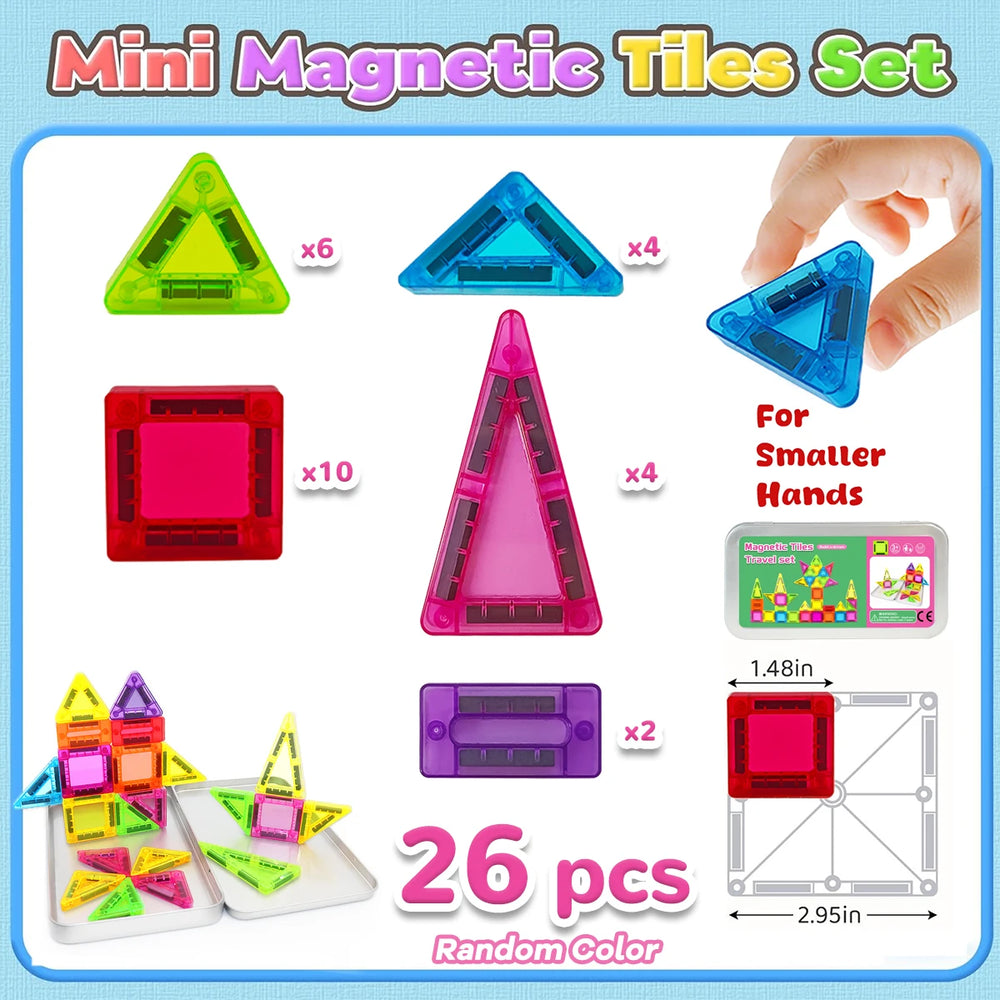 Magnetic Blocks – 42-Piece Set | Toki Toy Box