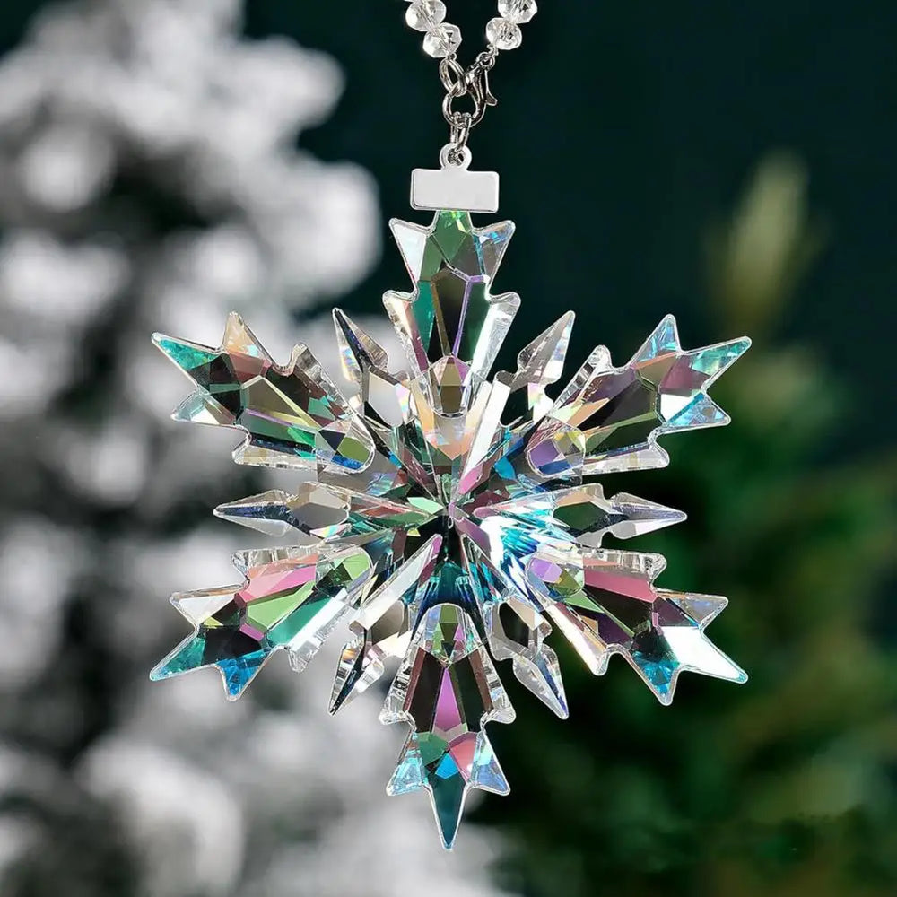 Crystal Snowflake Ornament for Christmas | TokiToyBox