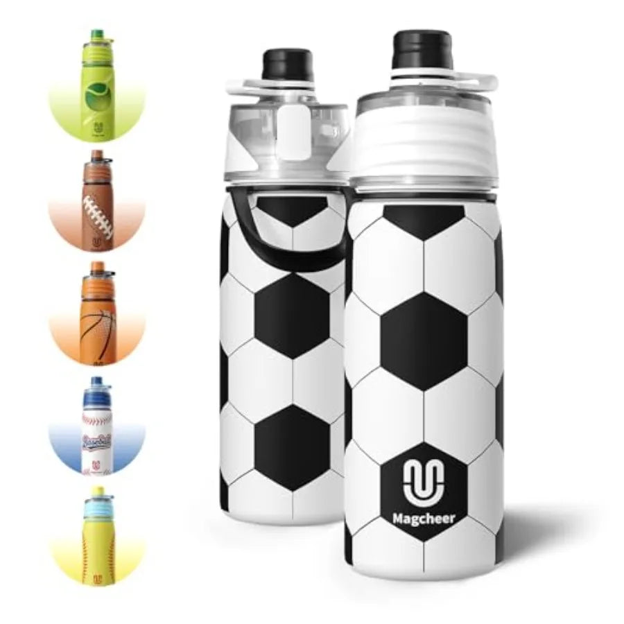 20oz Insulated Misting Water Bottle for Active Days