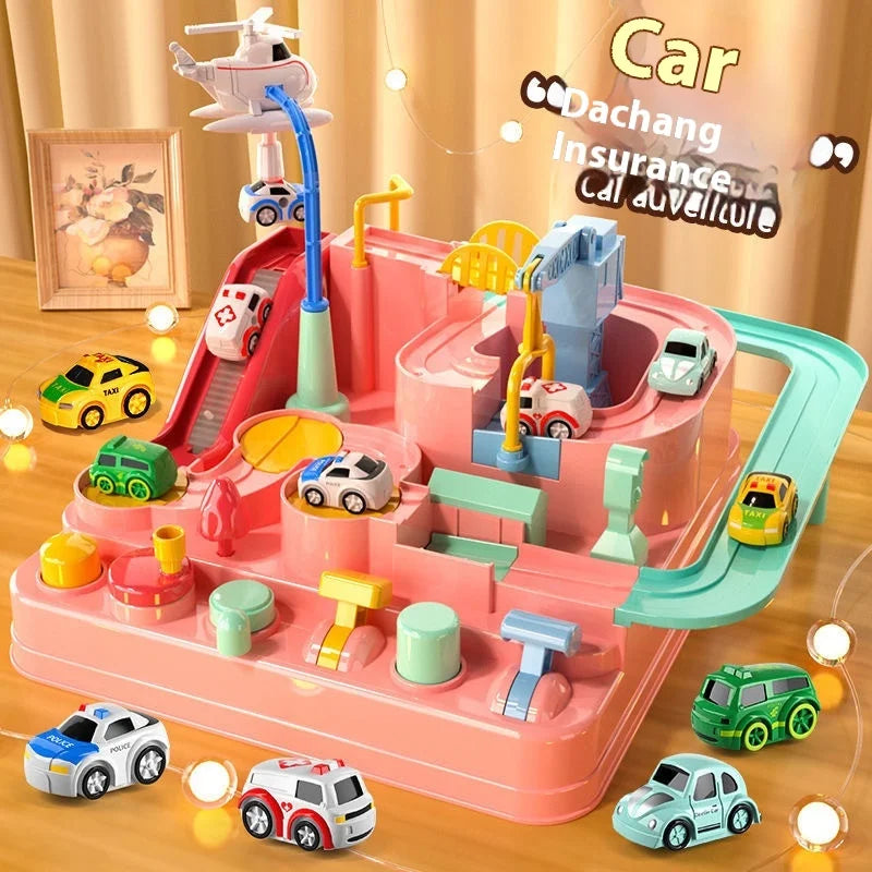 Adventure Rail Car Challenge – Brain Boosting Fun
