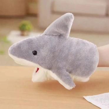 Plush Shark Hand Puppet Toy for Kids | Toki Toy Box - Toki Toy Box