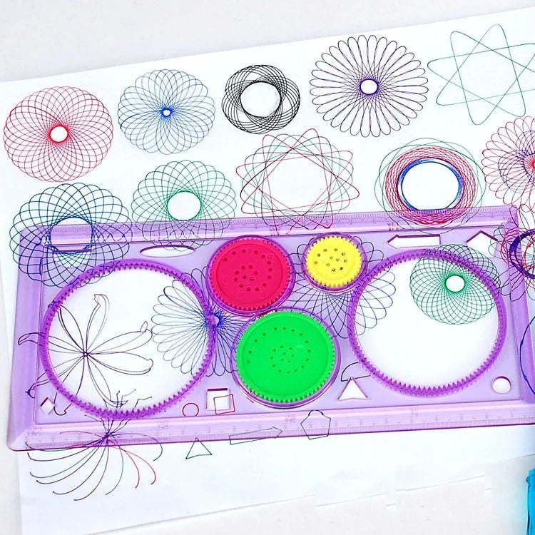 Geometry Drawing Stencil Kit for Creative Kids