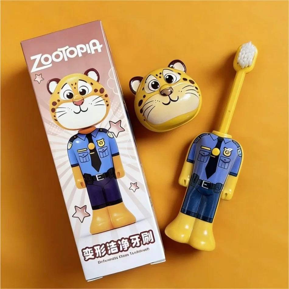 Cute Animal Transforming Kids Toothbrush