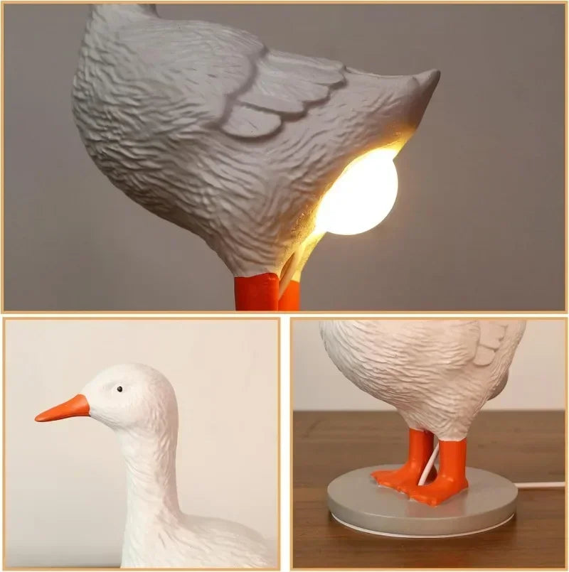 Simulated Animal LED Night Lamp – Duck Egg Chicken Light