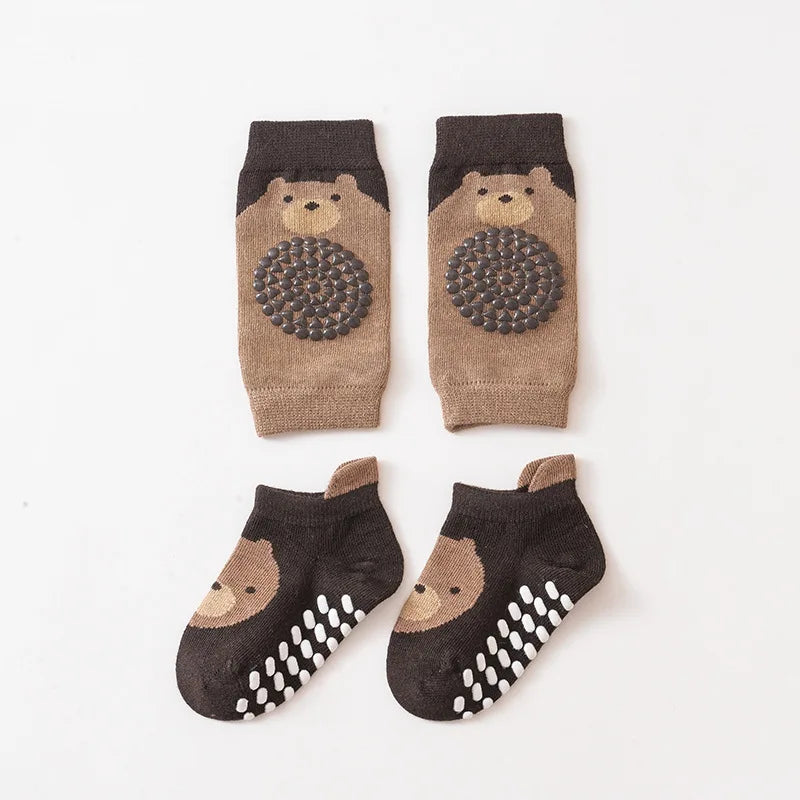 Baby Crawling Knee Pads with Anti-Slip Grip