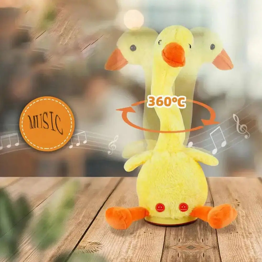 Talking Dancing Duck Toy – Repeat & Sing Fun Plush - Toki Toy Box
