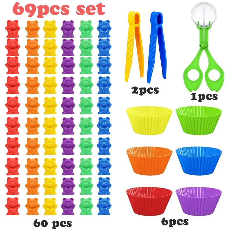 Color Sorting & Counting Bears Learning Set