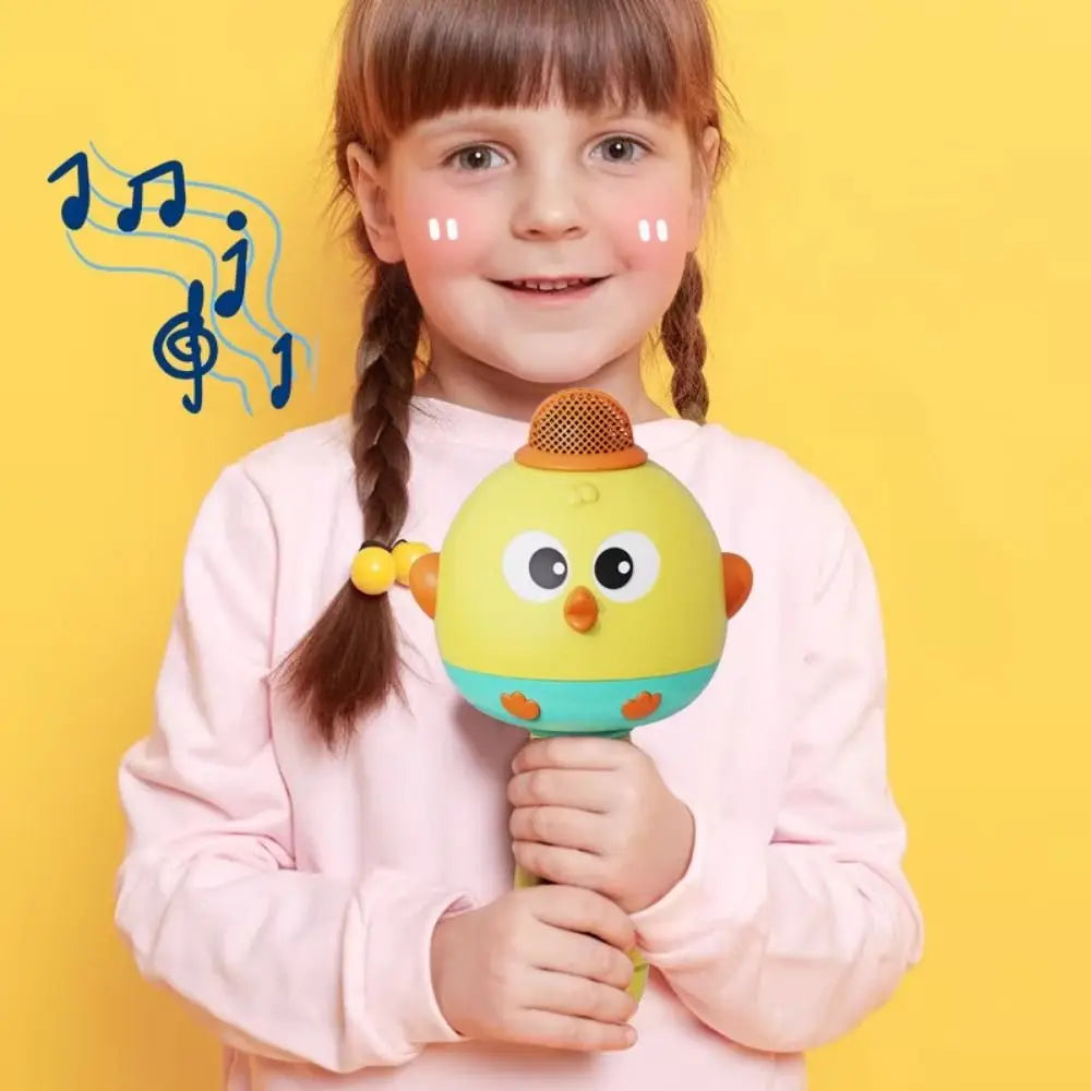Karaoke Mic – Yellow Model | Toki Toy Box