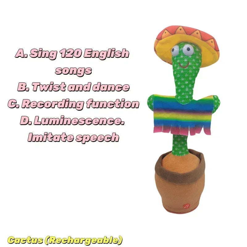 Dancing Talking Cactus Toy – Interactive Fun for – View 12 | Toki Toy Box