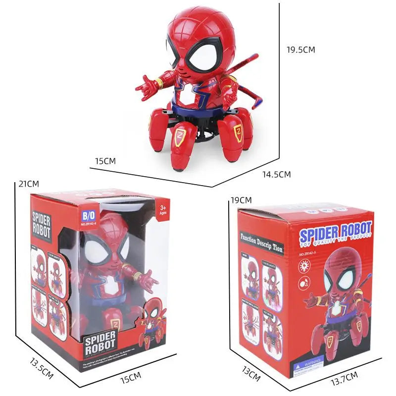 Dancing Wall-Crawler Robot Toy with Lights & Music - Toki Toy Box